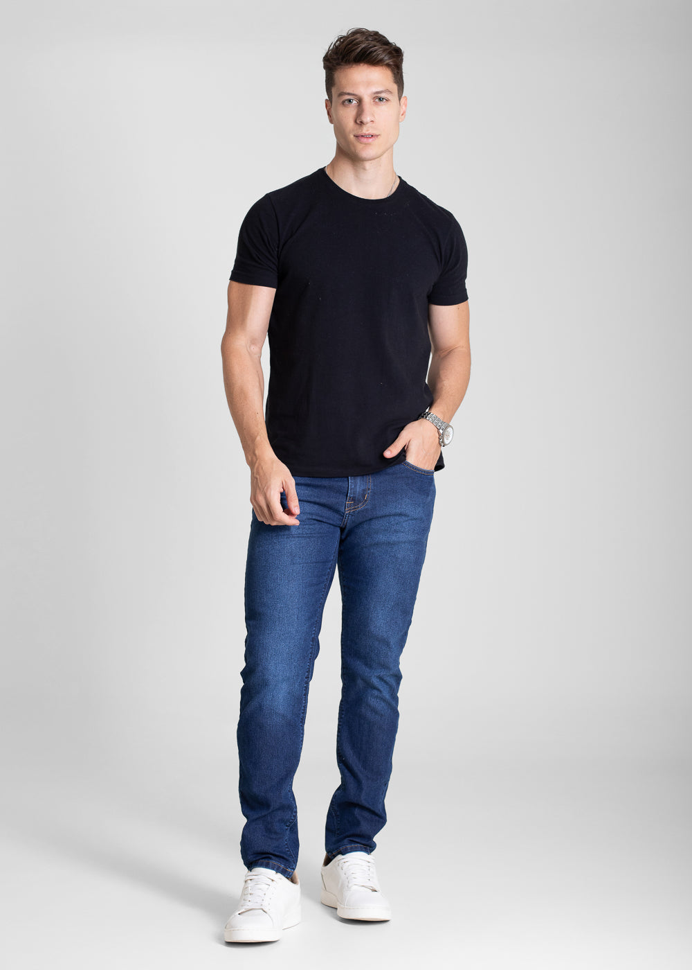 Calça Jeans Sawary Slim - 282267 AZUL