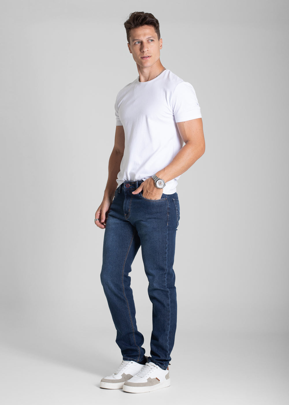 Calça Jeans Sawary Slim - 282272 AZUL