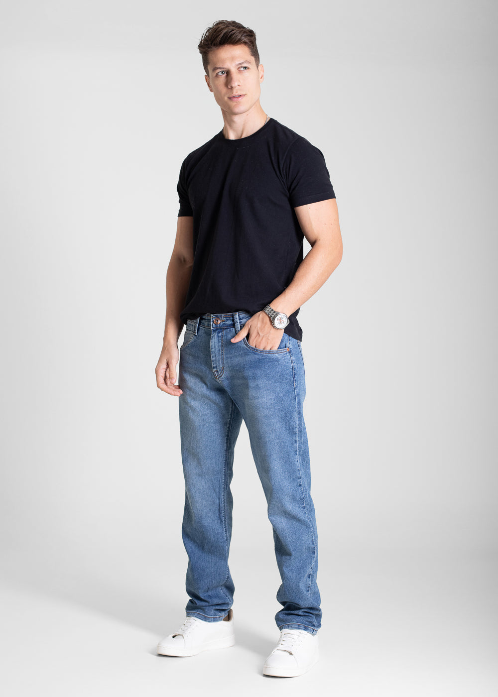Calça Jeans Sawary Slim - 282276 AZUL