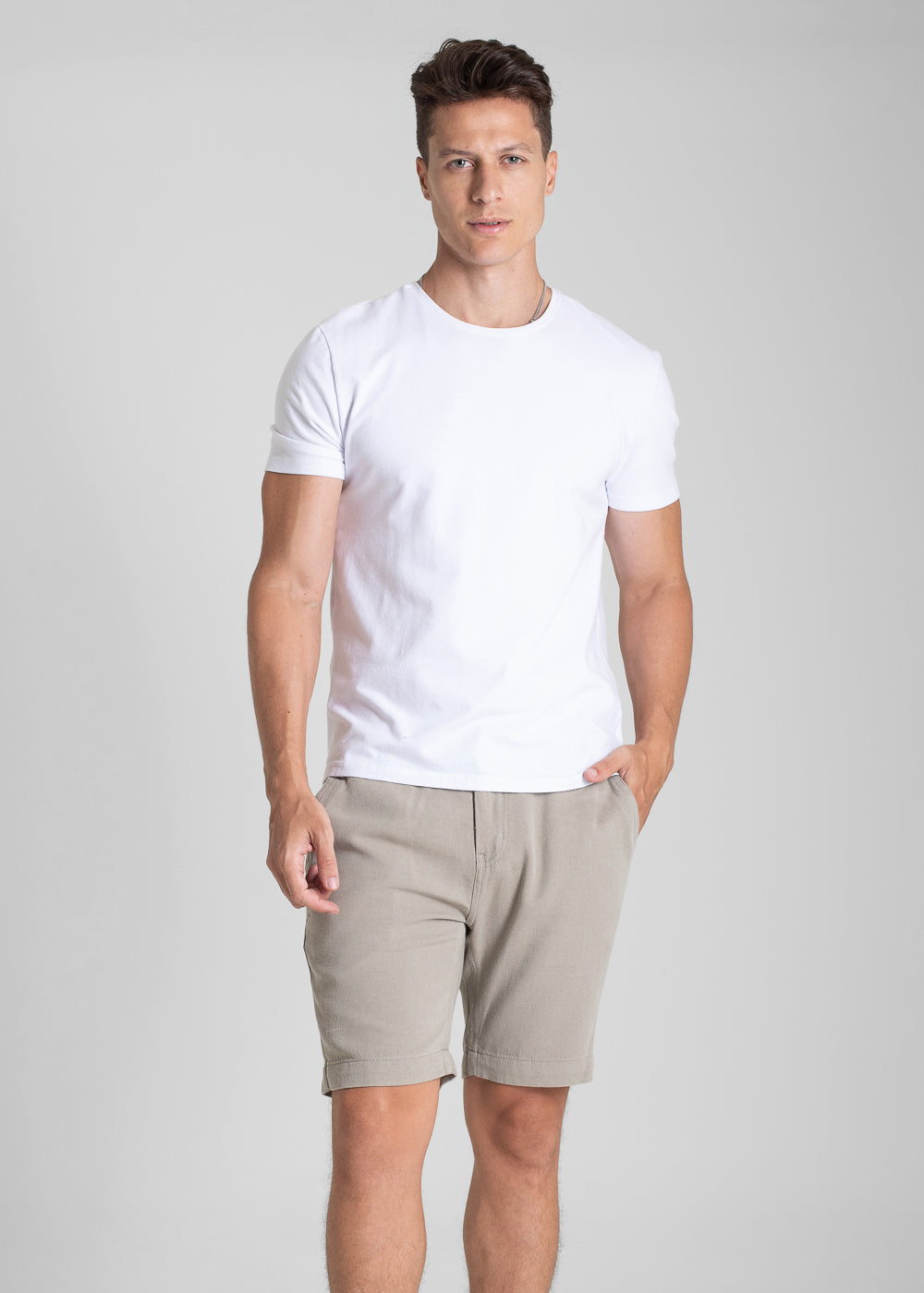 Bermuda Linho Sawary - 282283 BEGE
