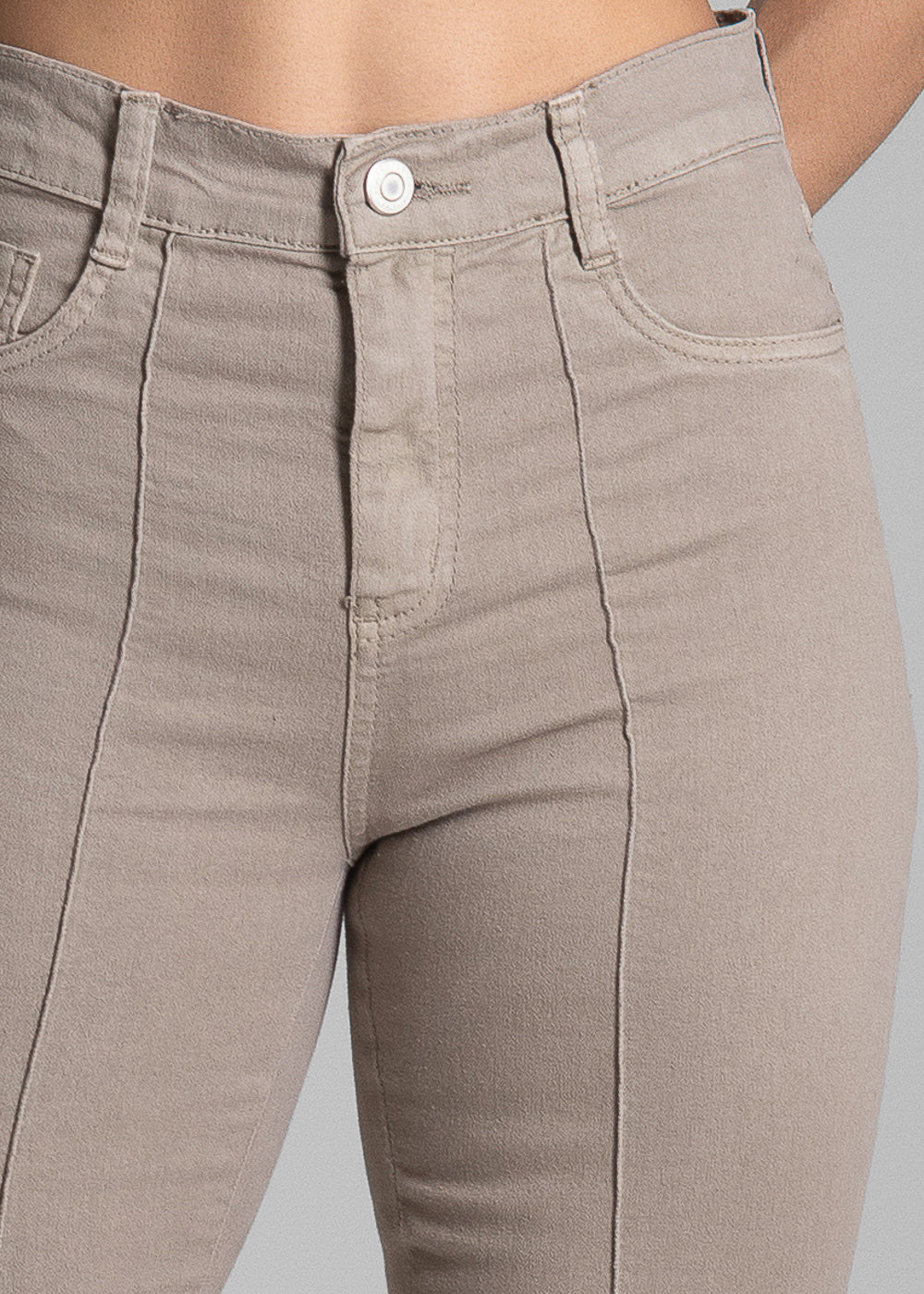 Calça Sarja Sawary Boot Cut - 282311 BEGE