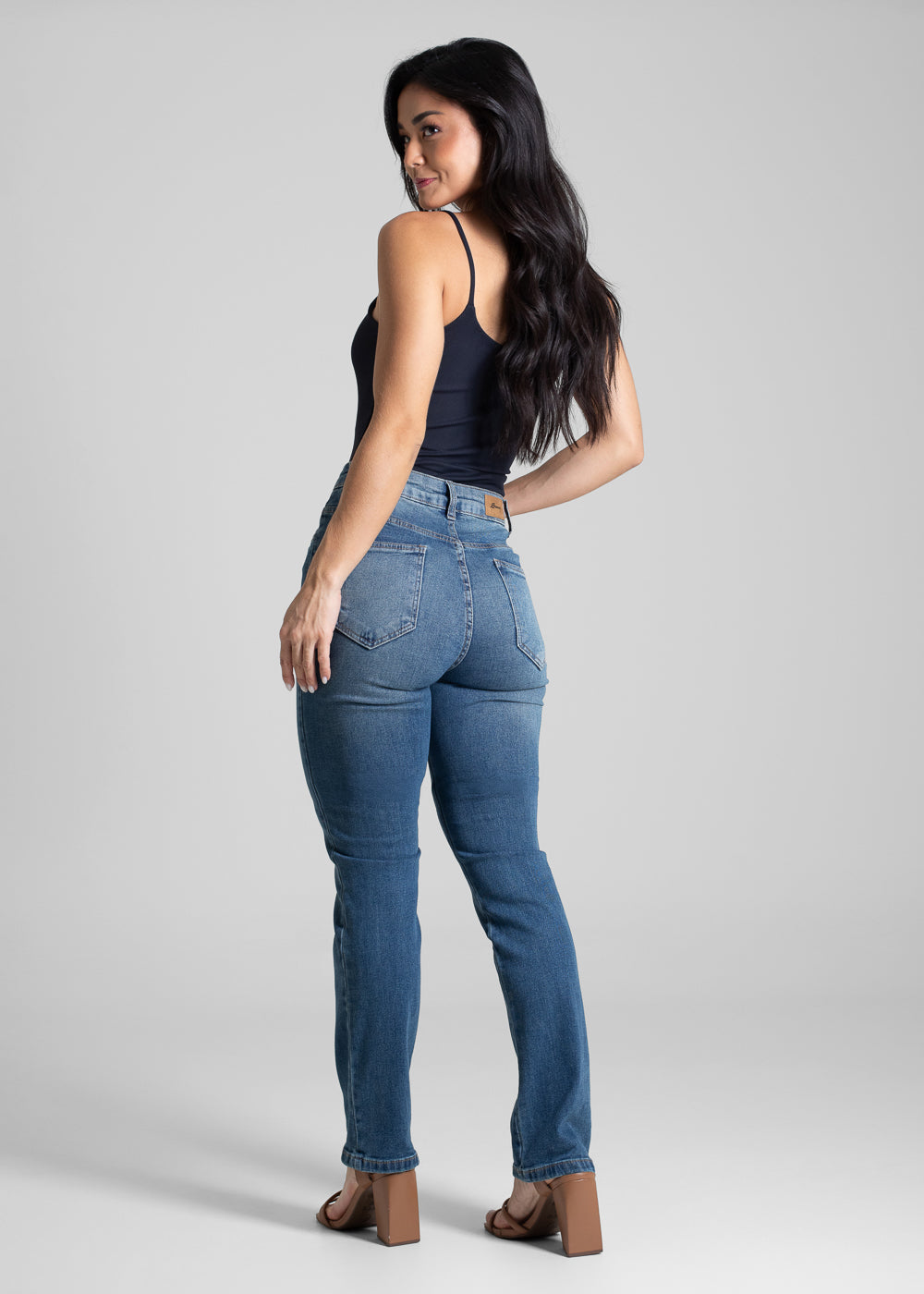 Calça Jeans Sawary Reta - 282324 AZUL