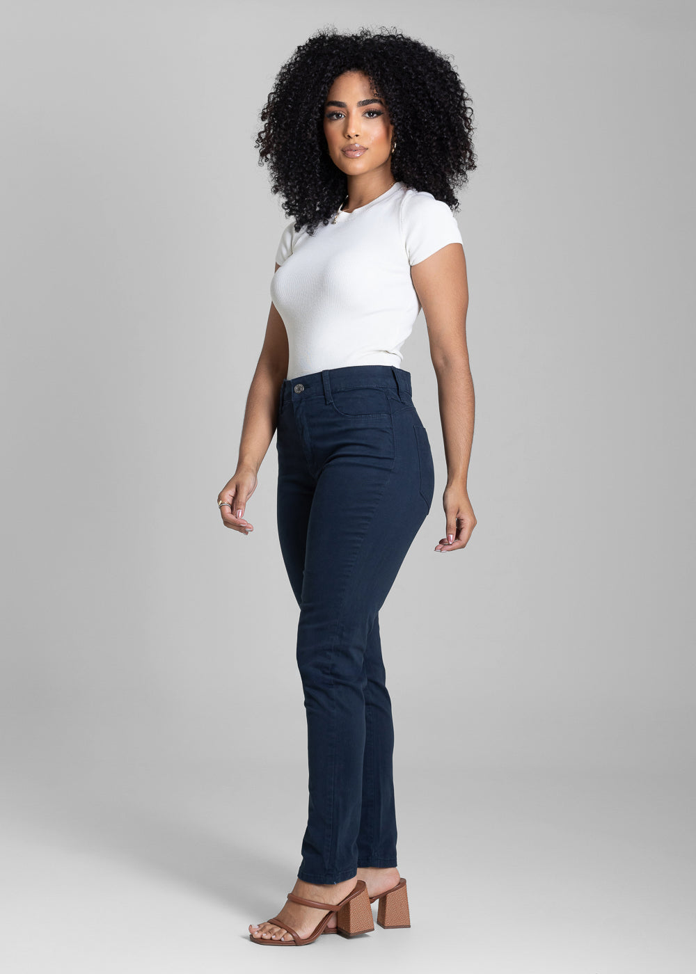 Calça Sarja Sawary Super Lipo - 282332 AZUL ESCURO