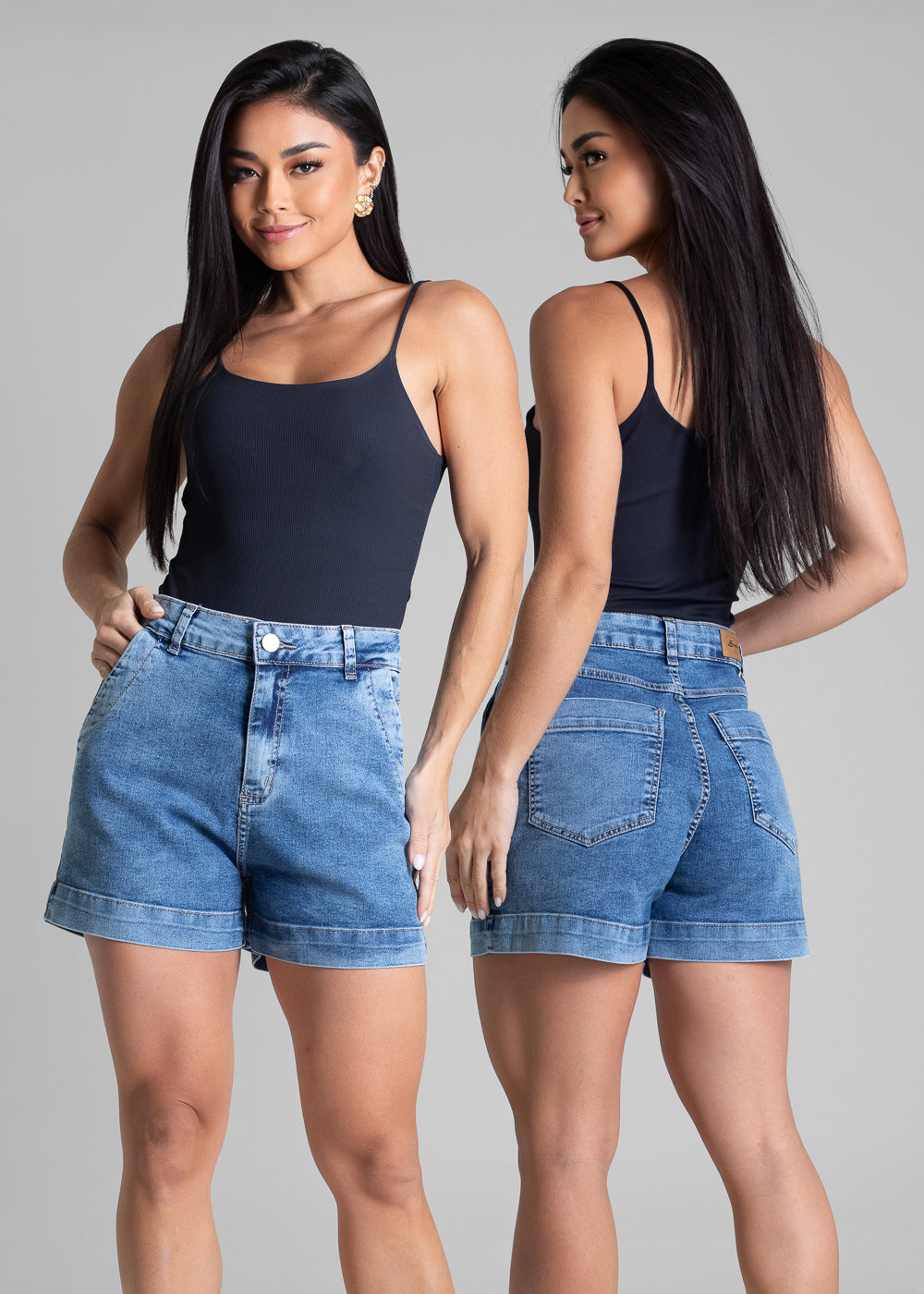 Shorts Jeans Sawary - 282350 AZUL