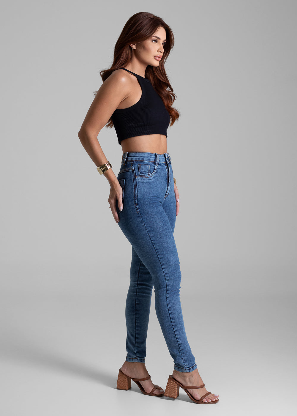 Calça Jeans Sawary Super Lipo - 282381 AZUL