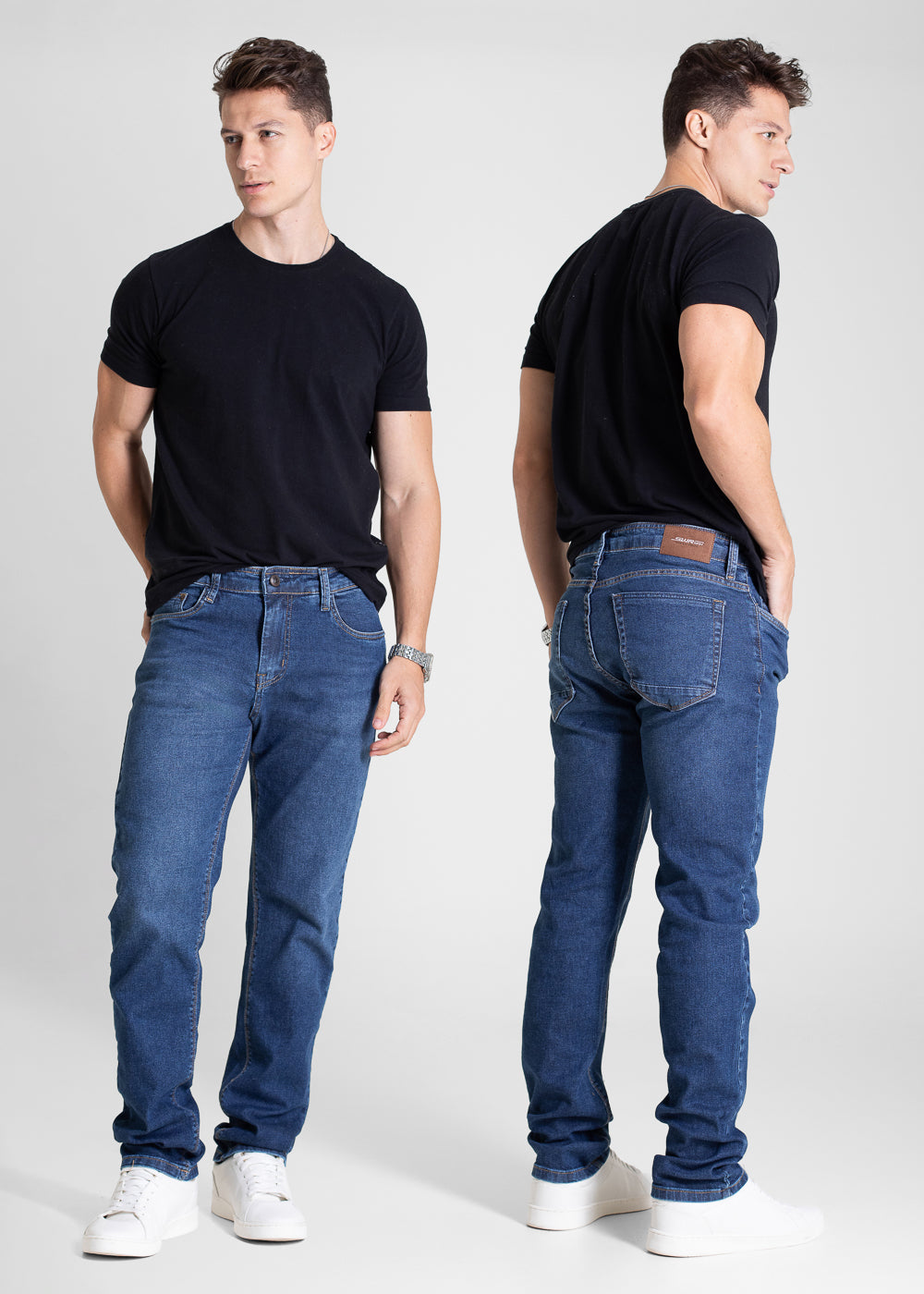 Calça Jeans Sawary Reta - 282403 AZUL