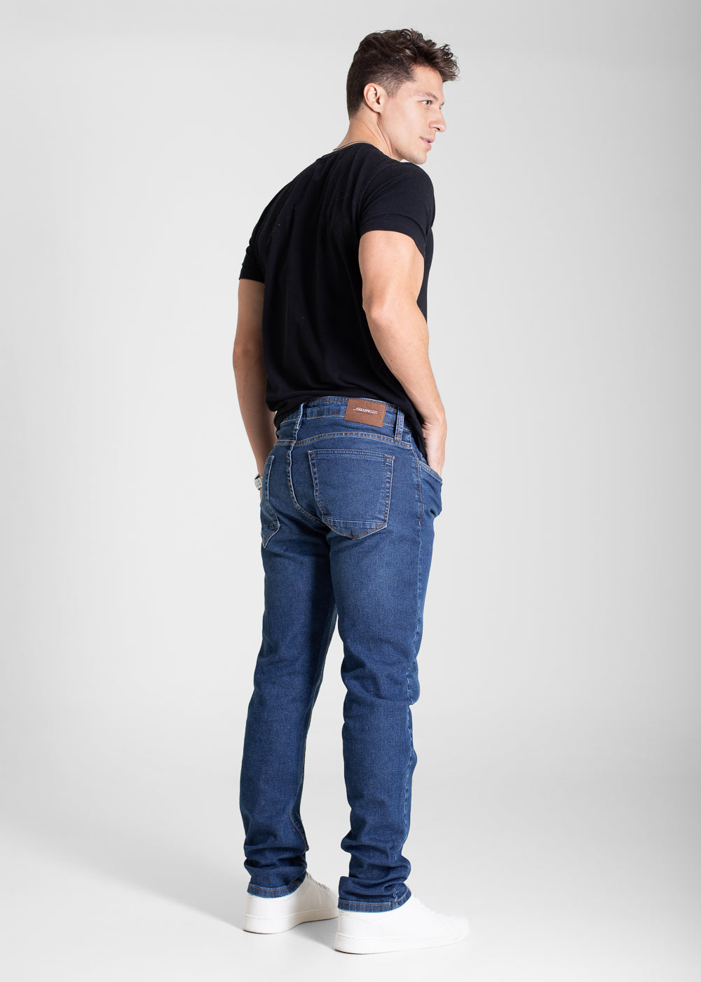 Calça Jeans Sawary Reta - 282403 AZUL