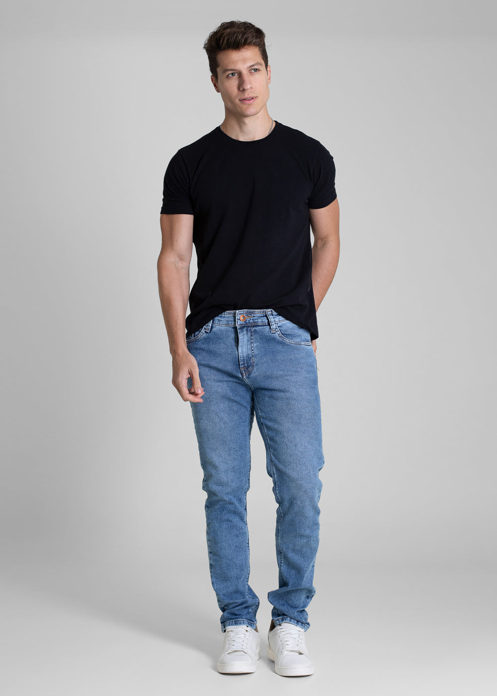 Calça Jeans Sawary Slim - 282406 AZUL