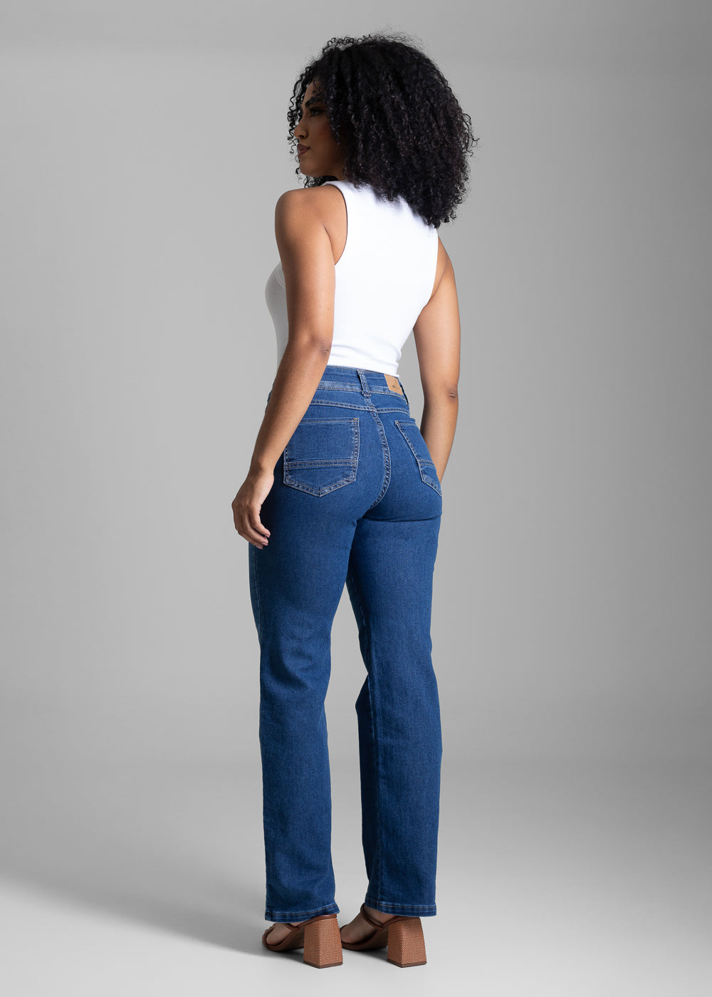 Calça Jeans Sawary Reta - 282424 AZUL