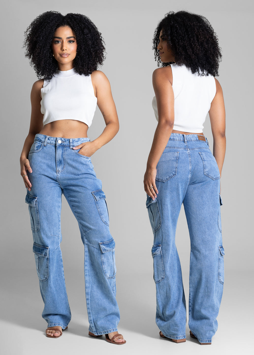 Calça Jeans Sawary Reta - 282431 AZUL