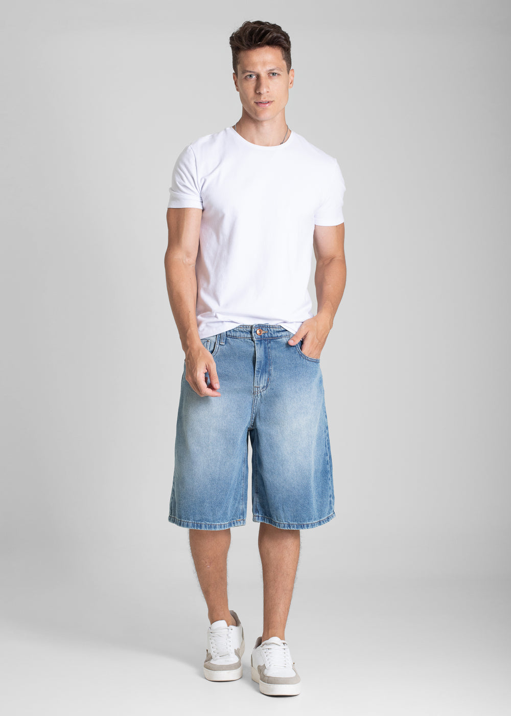 Bermuda Jeans Sawary - 282433 AZUL