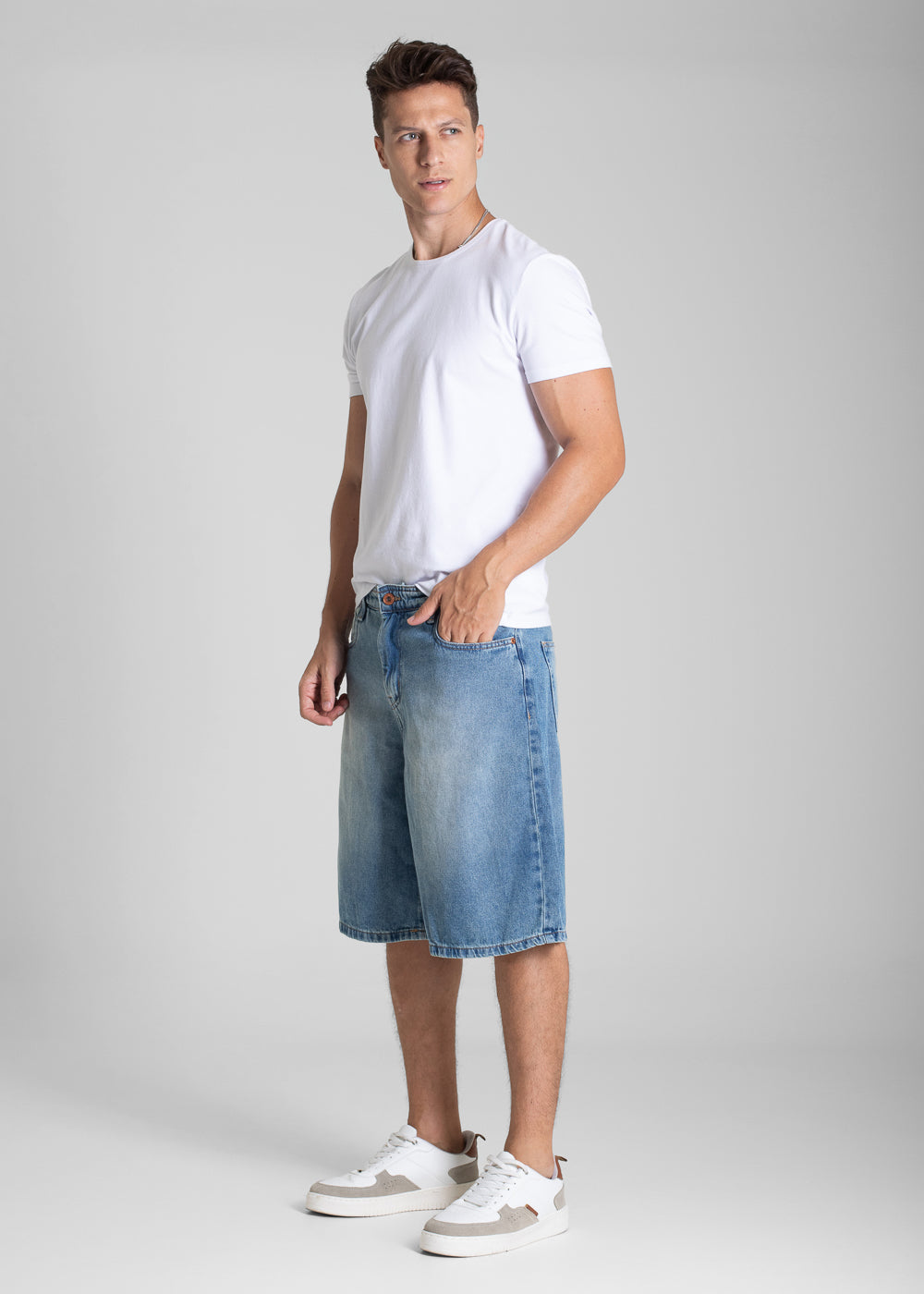 Bermuda Jeans Sawary - 282433 AZUL