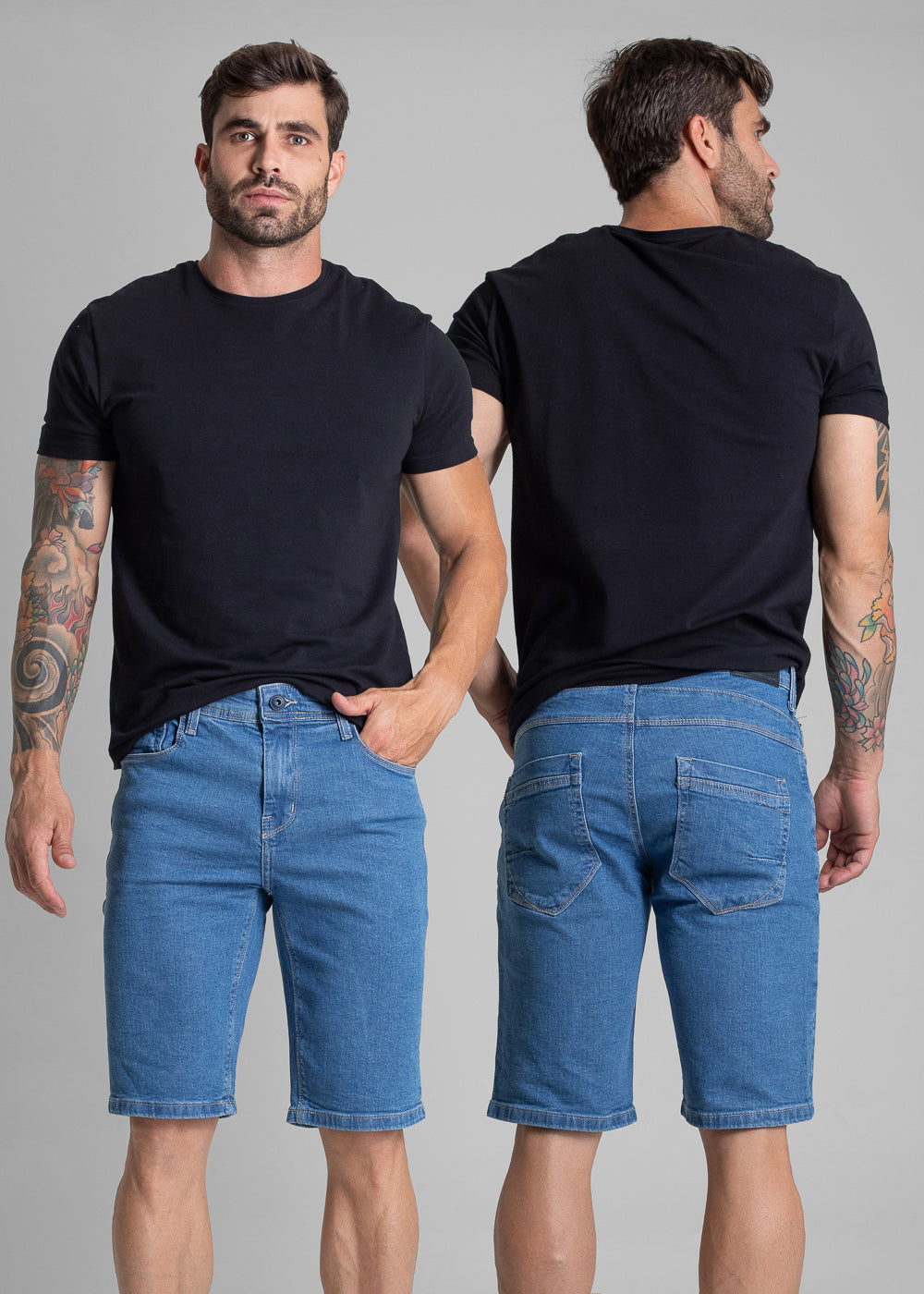 Bermuda Jeans Sawary - 282438 AZUL