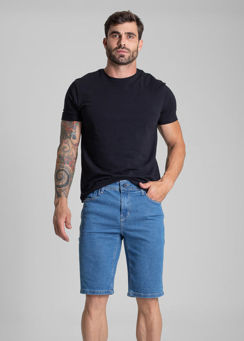 Bermuda Jeans Sawary - 282438 AZUL