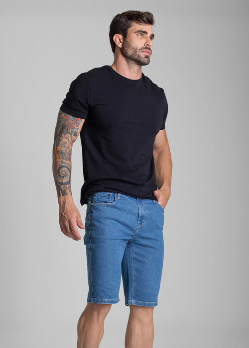 Bermuda Jeans Sawary - 282438 AZUL