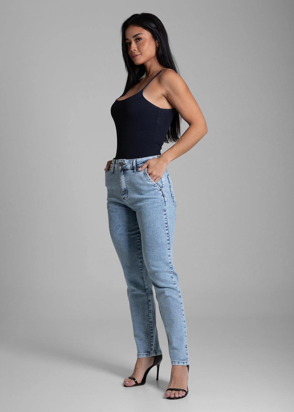 Calça Jeans Sawary Reta - 282449 AZUL