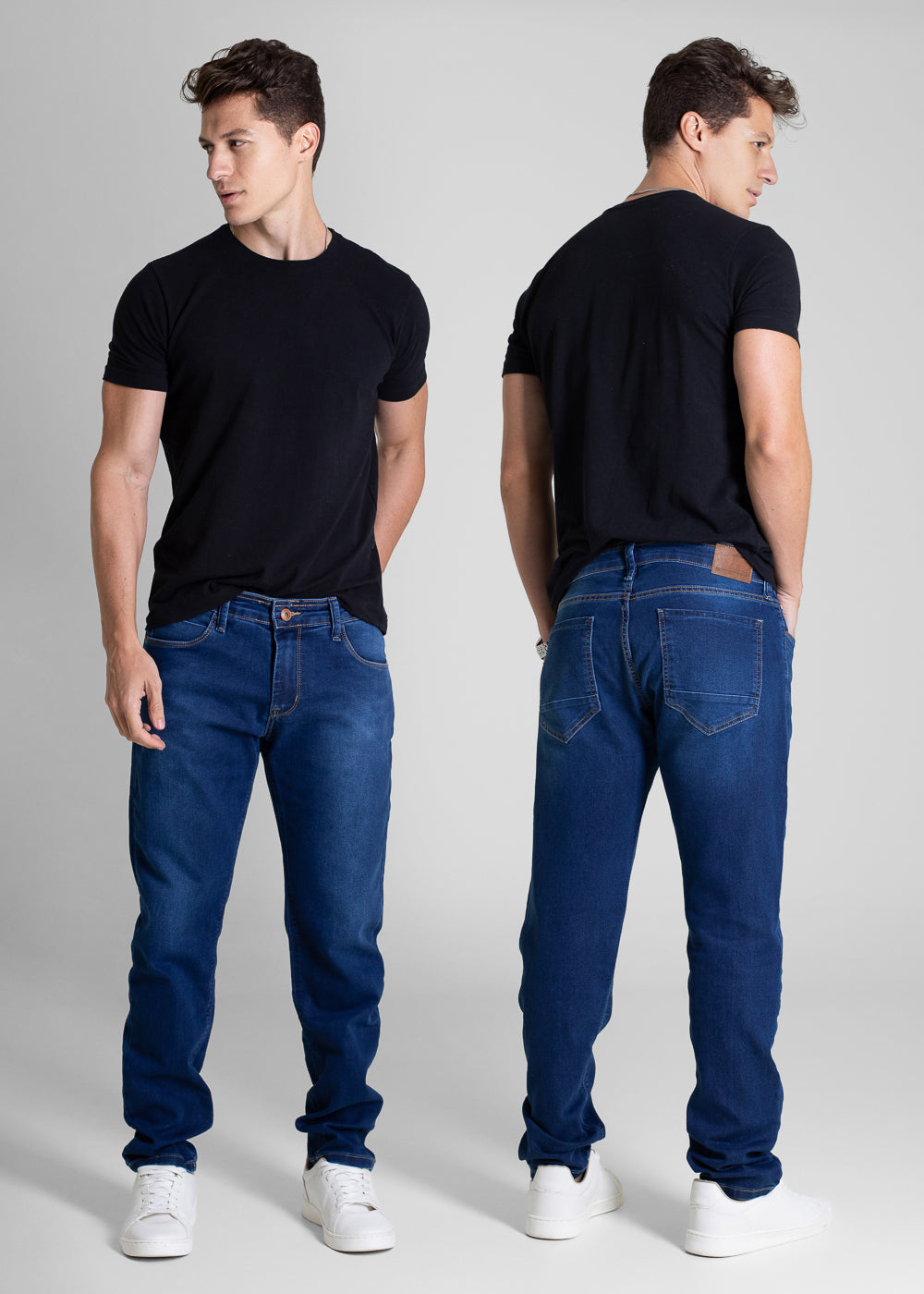 Calça Jeans Sawary Slim - 282472 AZUL
