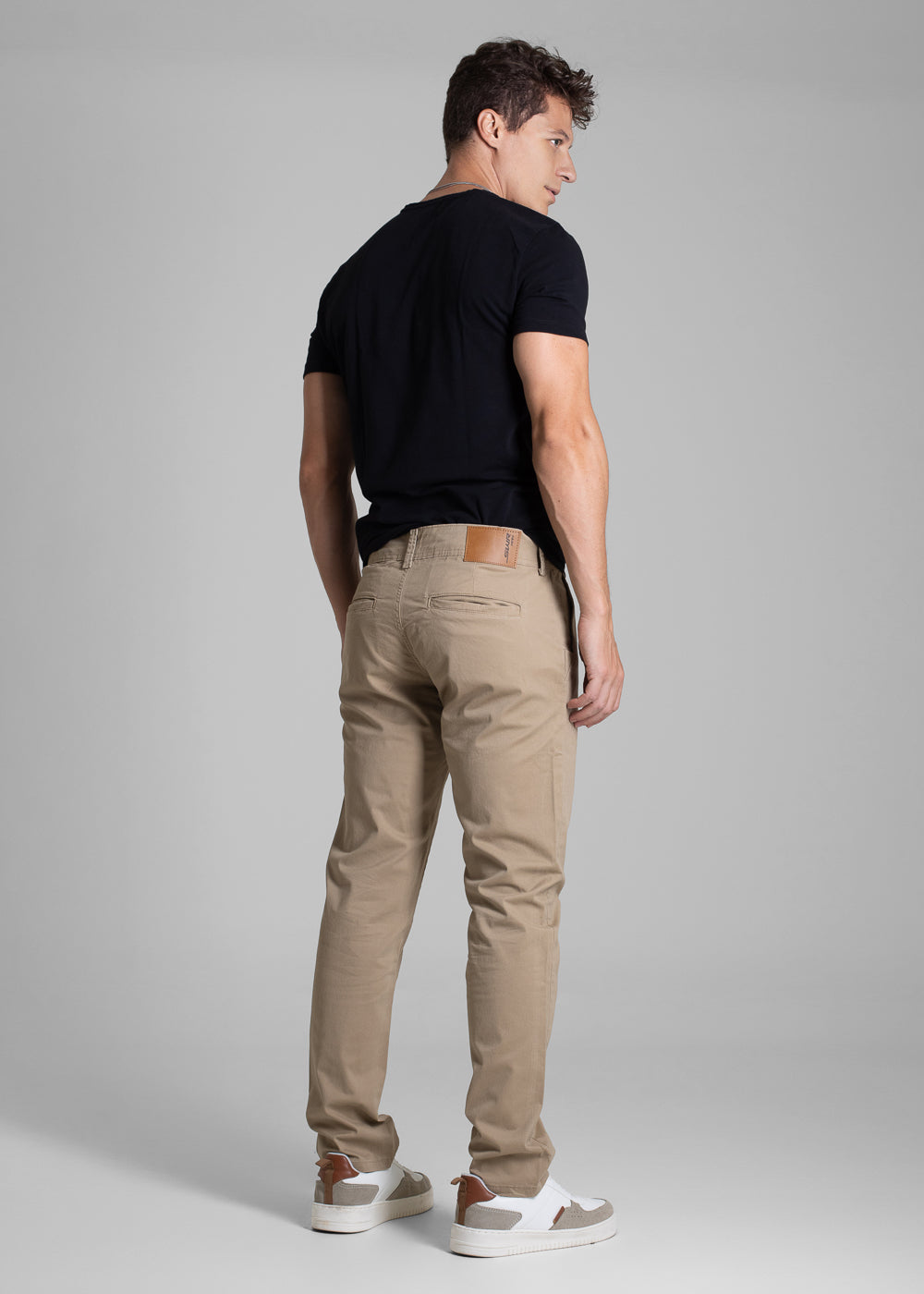 Calça Sarja Sawary Slim - 282480 MARROM