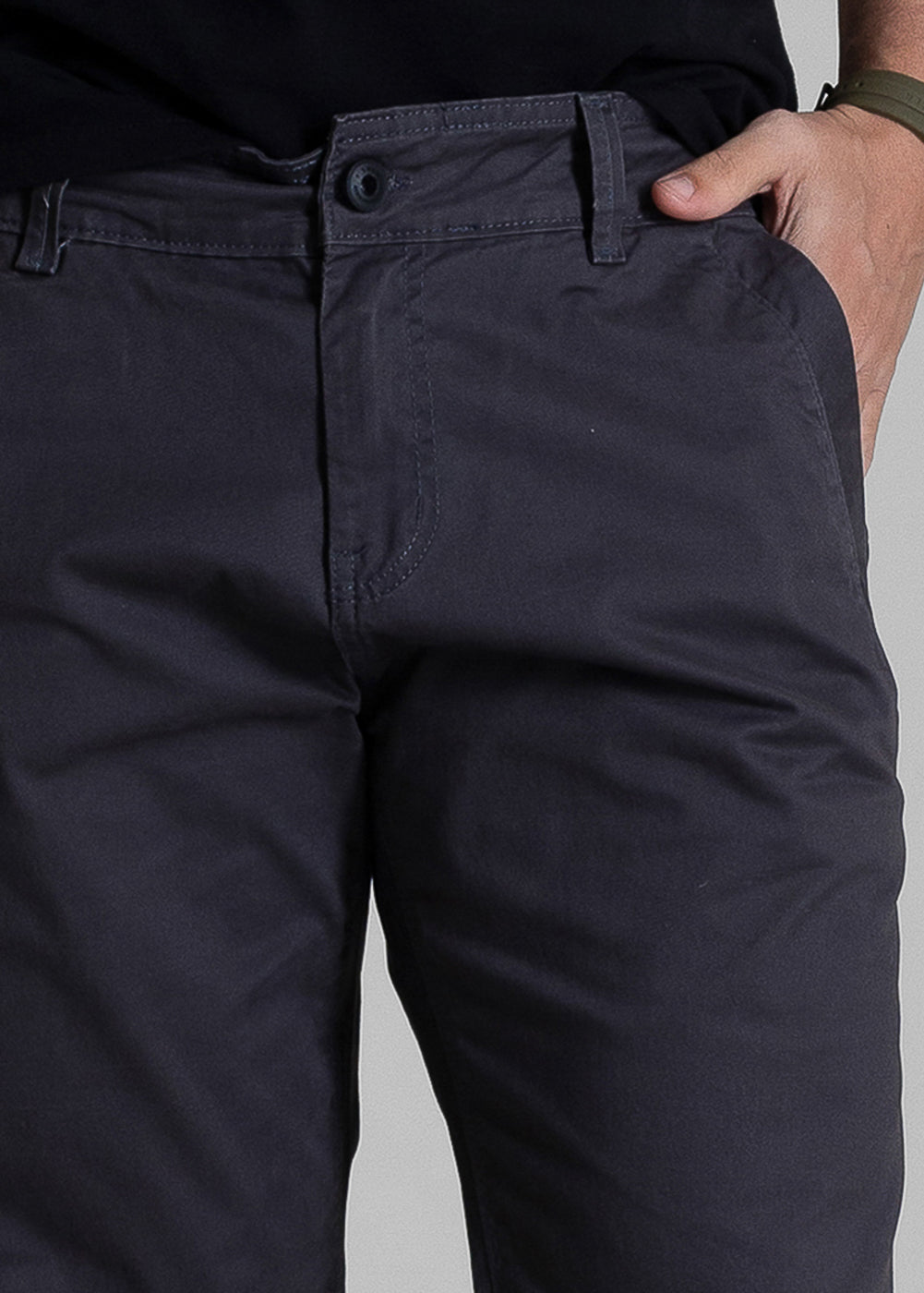 Calça Sarja Sawary Slim - 282483 CINZA