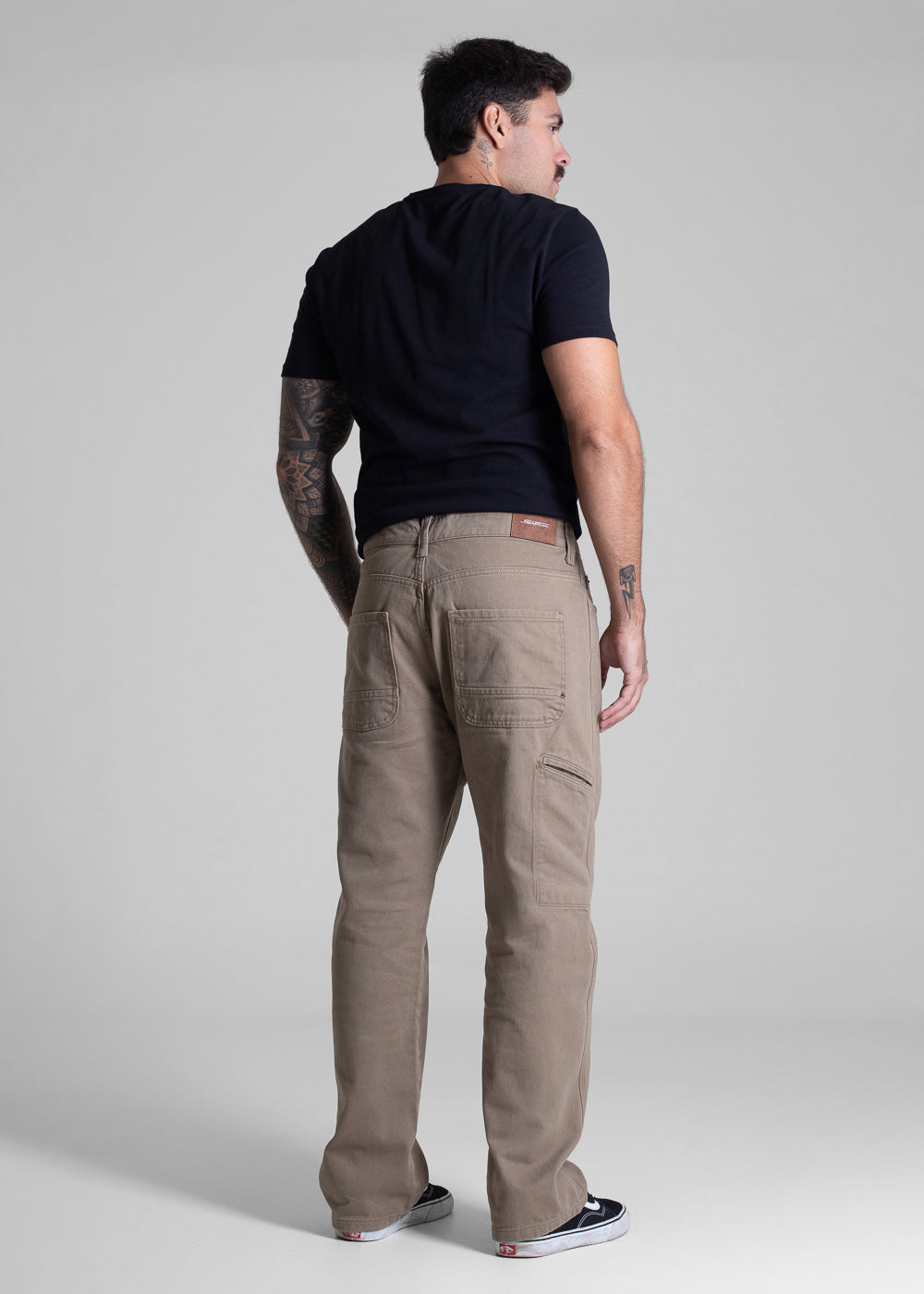 Calça Sarja Sawary Relaxed - 282496 BEGE