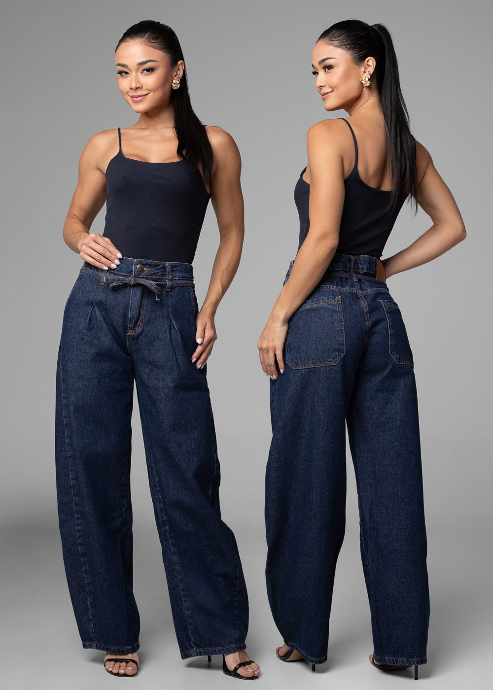 Calça Jeans Sawary Barrel - 282497 AZUL