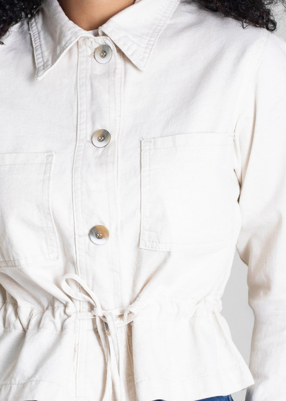 Jaqueta Linho Sawary - 282566 OFF WHITE