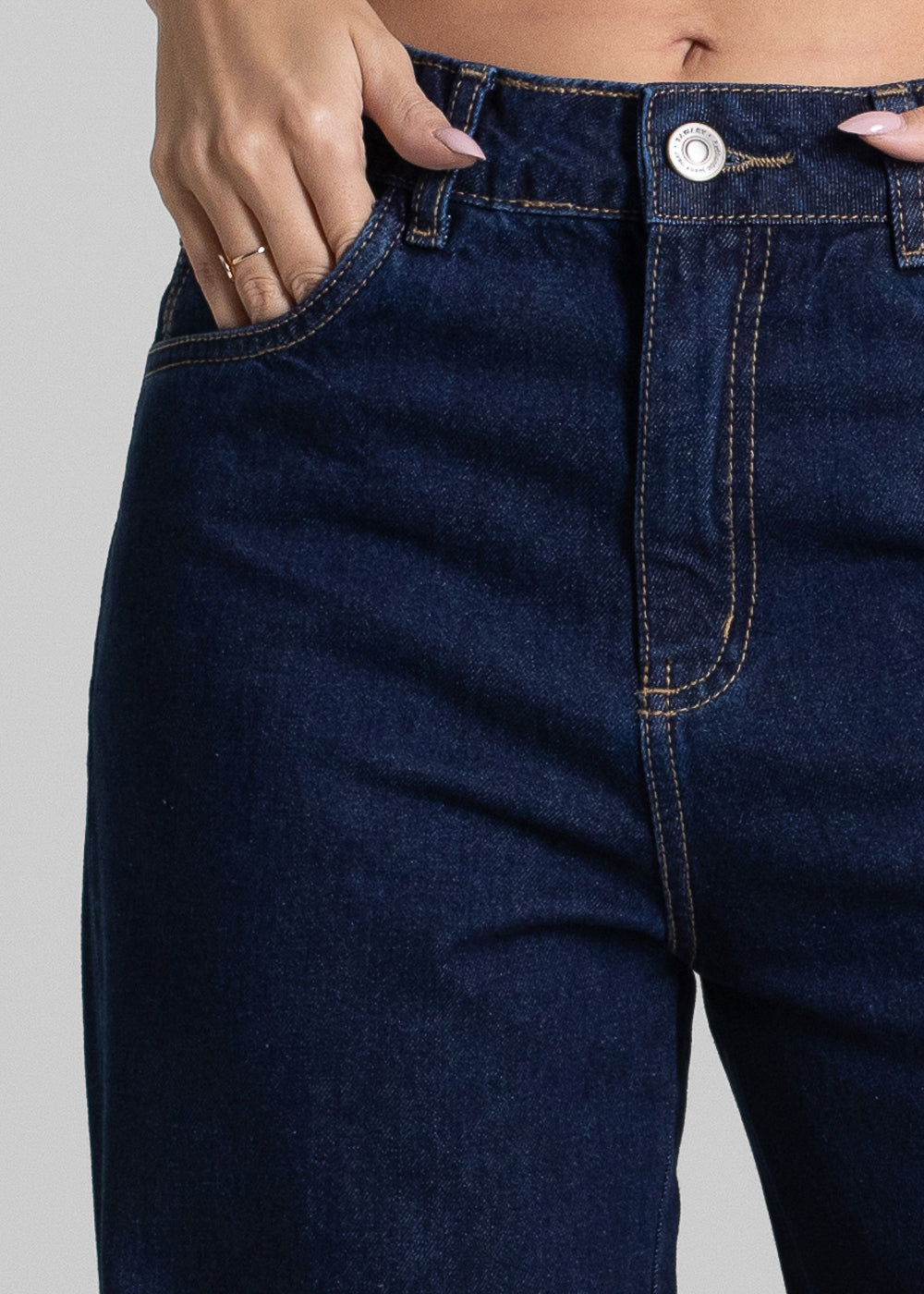 Calça Jeans Sawary Wide Leg Petit - 282593 AZUL