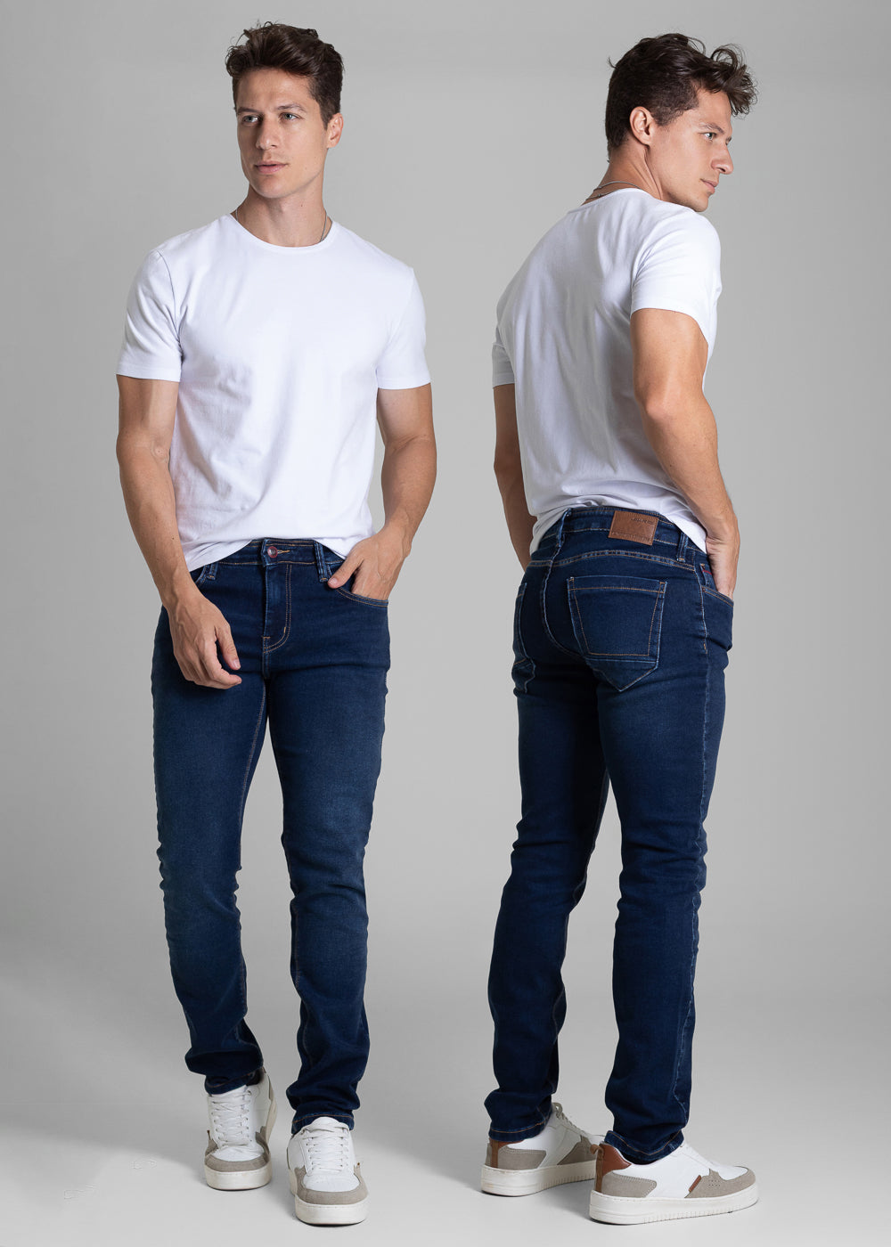 Calça Jeans Sawary Slim - 282634 AZUL