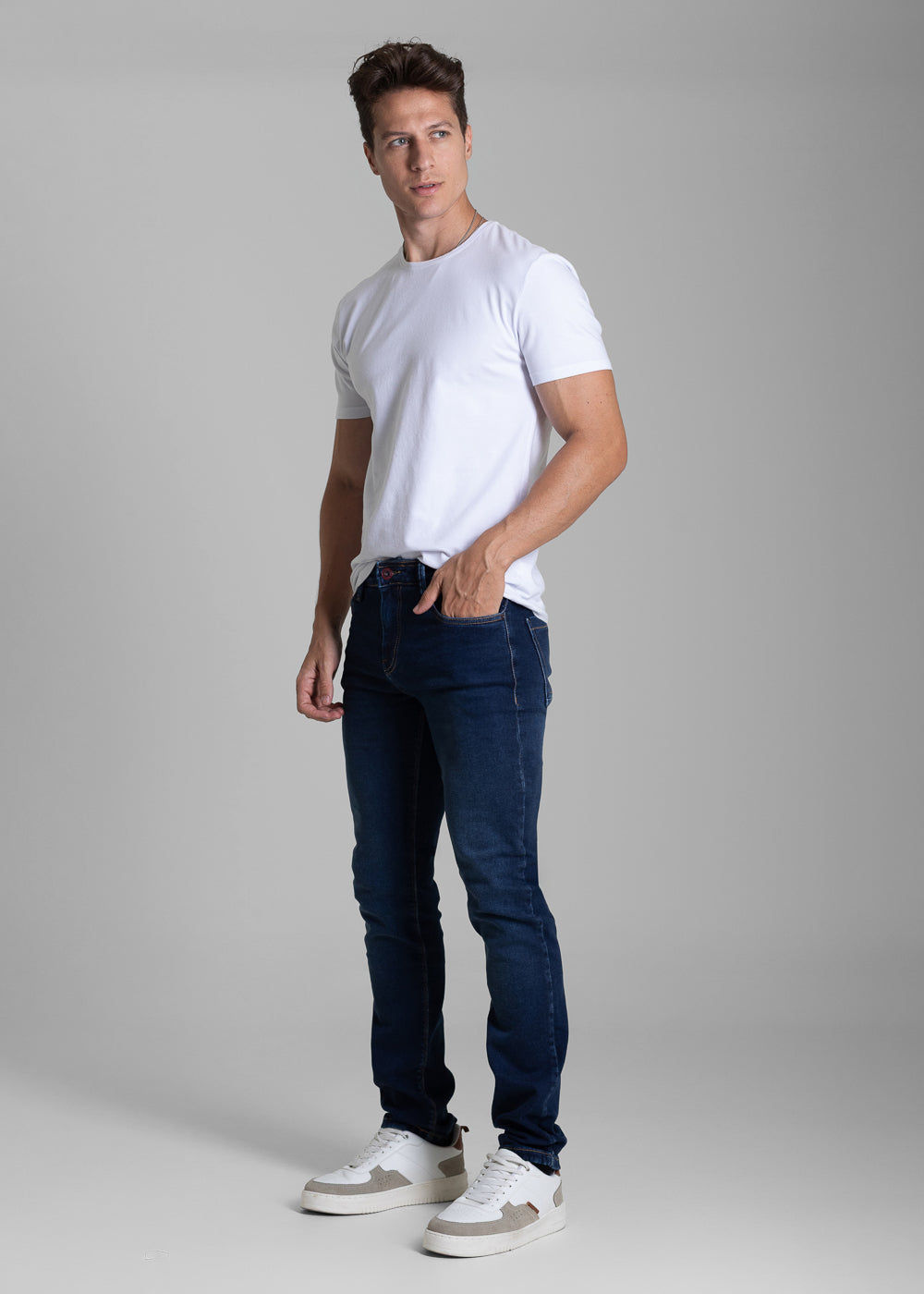 Calça Jeans Sawary Slim - 282634 AZUL