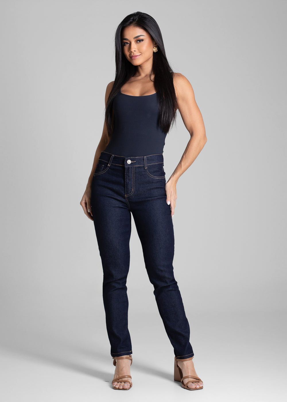 Calça Jeans Sawary Cigarrete - 282636 AZUL