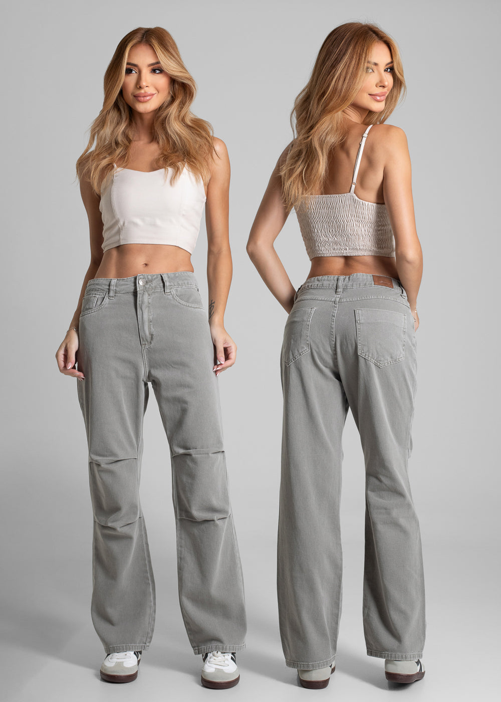 Calça Sarja Sawary Reta - 282666 VERDE