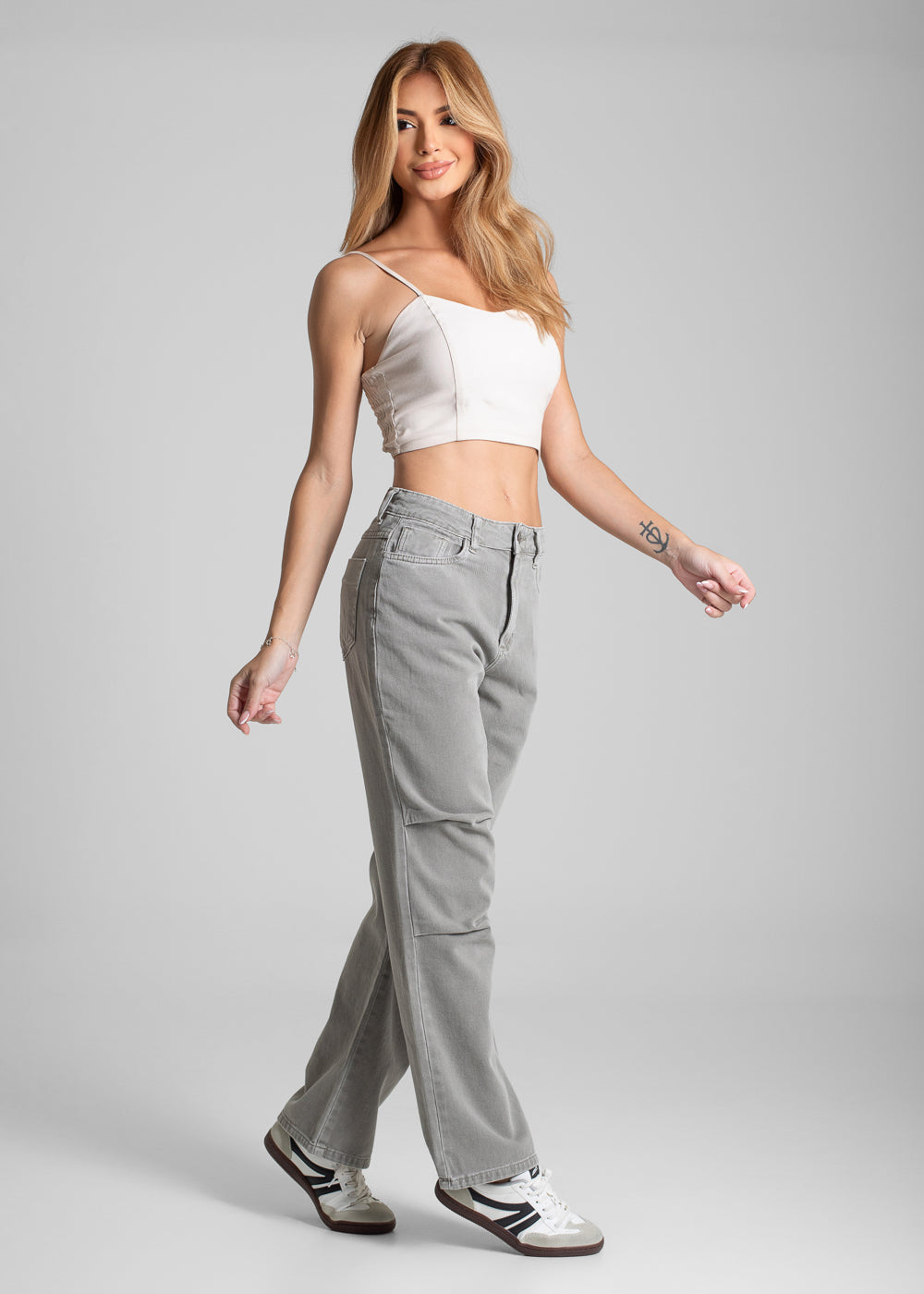 Calça Sarja Sawary Reta - 282666 VERDE