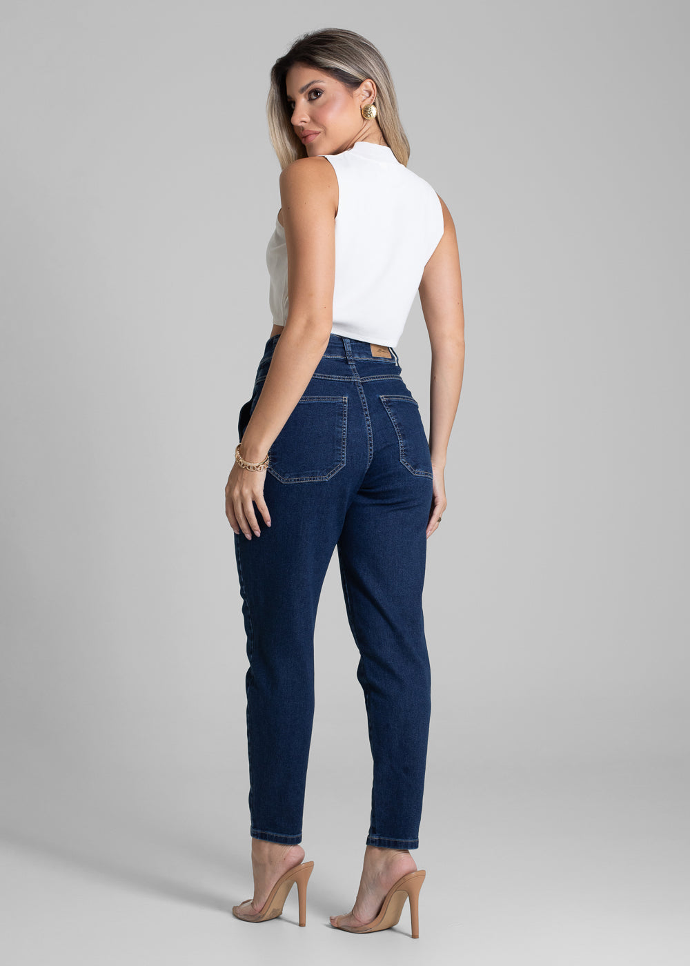 Calça Jeans Sawary Mom - 282676 AZUL