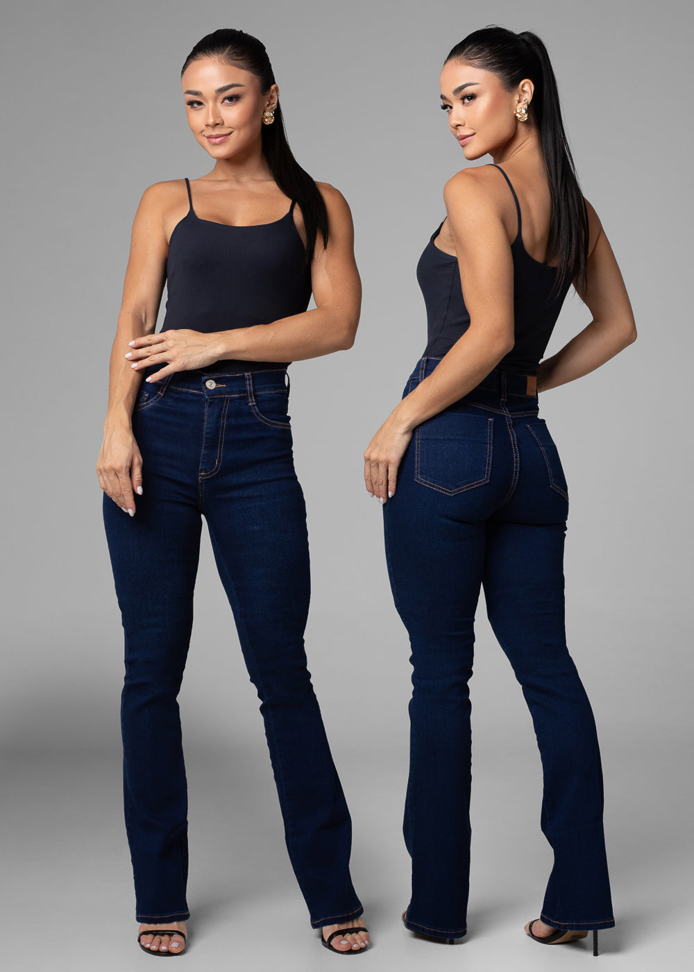 Calça Jeans Sawary Boot Cut - 282707 AZUL