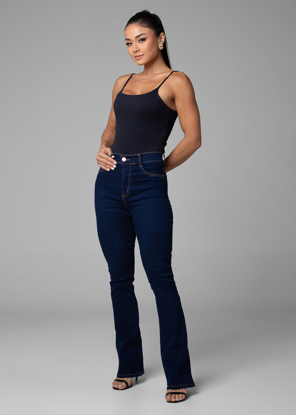 Calça Jeans Sawary Boot Cut - 282707 AZUL