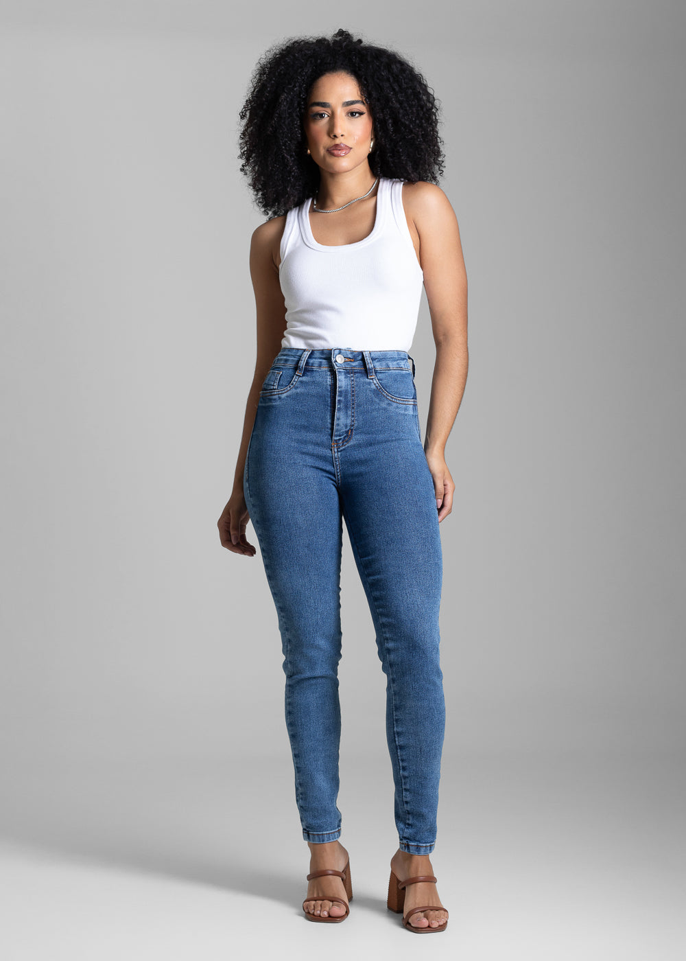 Calça Jeans Sawary Super Lipo - 282711 AZUL