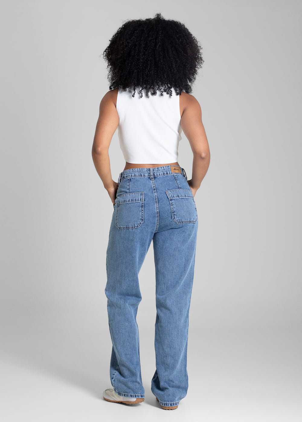 Calça Jeans Sawary Reta Petit - 282719 AZUL