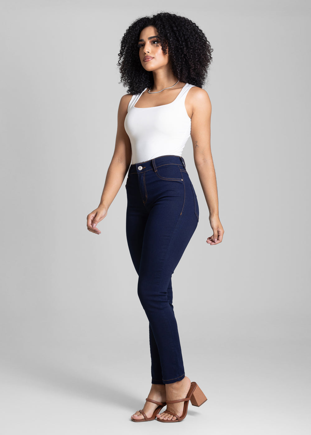 Calça Jeans Sawary Cigarrete - 282762 AZUL