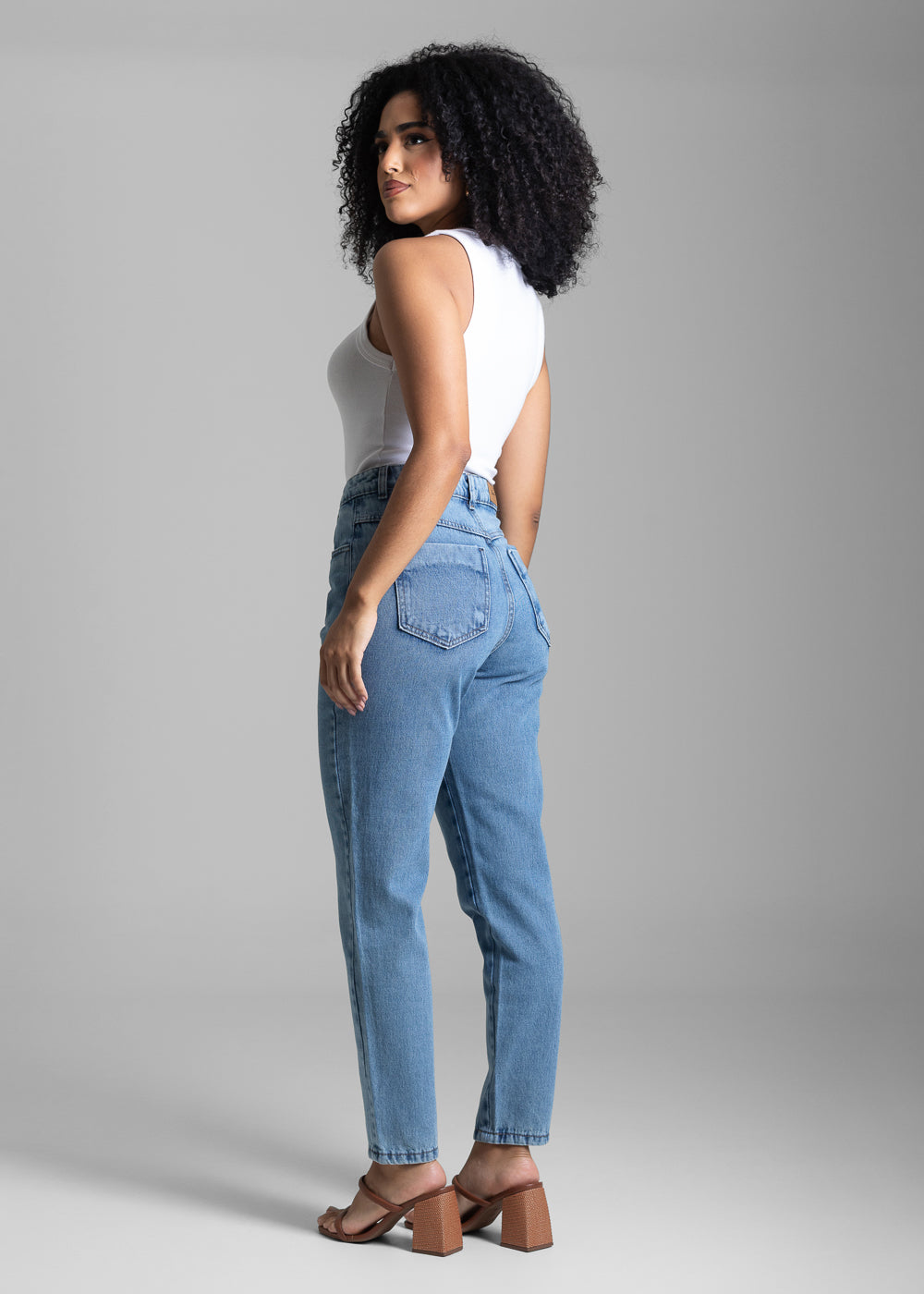 Calça Jeans Sawary Mom - 282773 AZUL