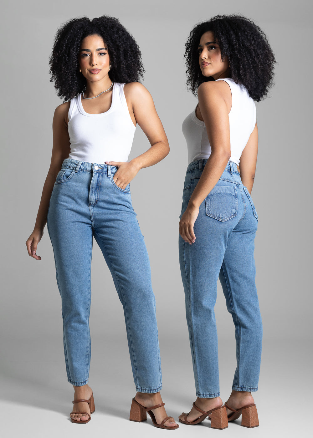 Calça Jeans Sawary Mom - 282773 AZUL