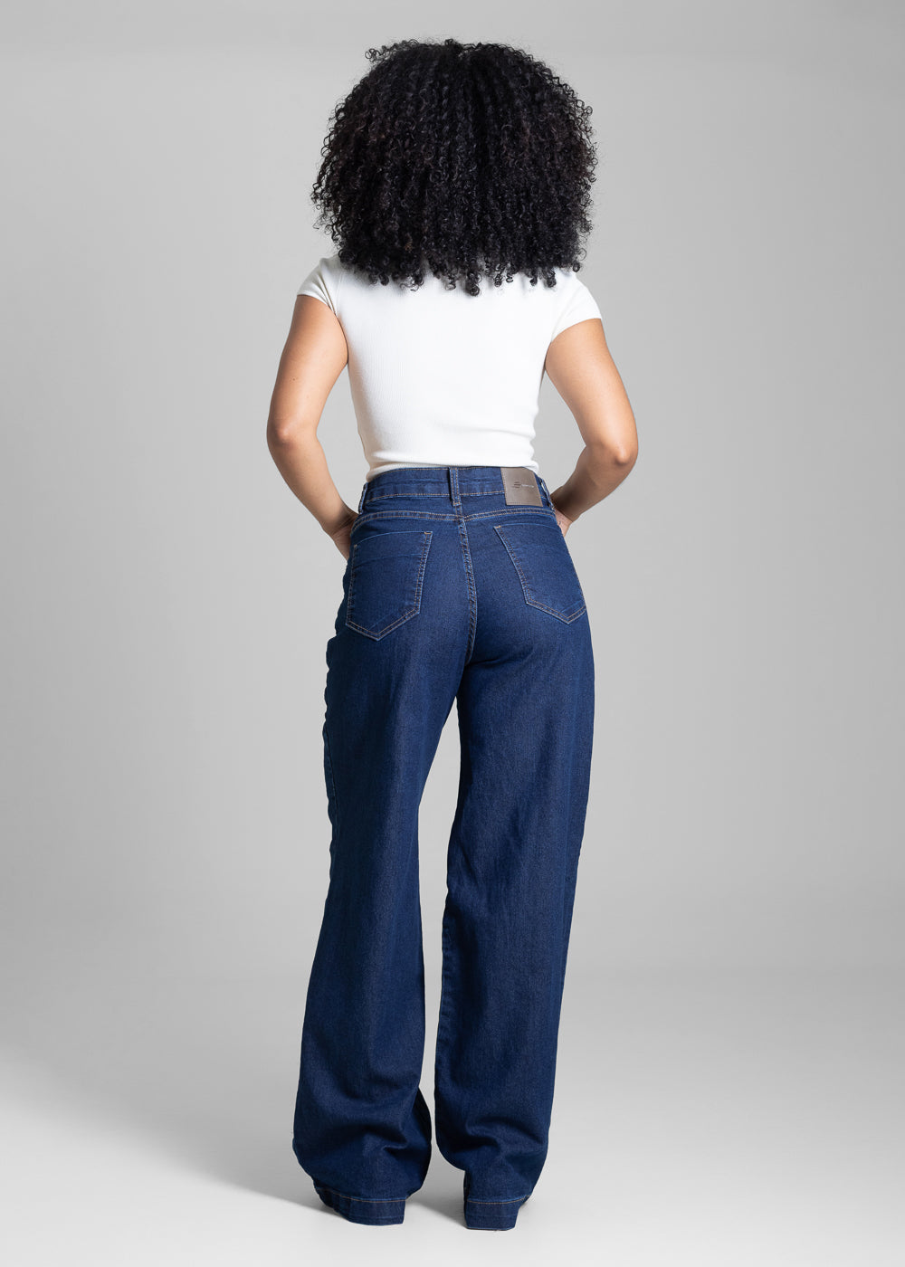 Calça Jeans Sawary Wide Leg - 282783 AZUL