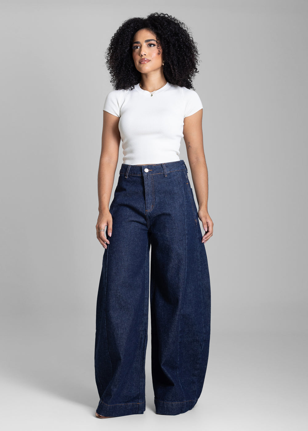 Calça Jeans Sawary Balloon - 282785 AZUL