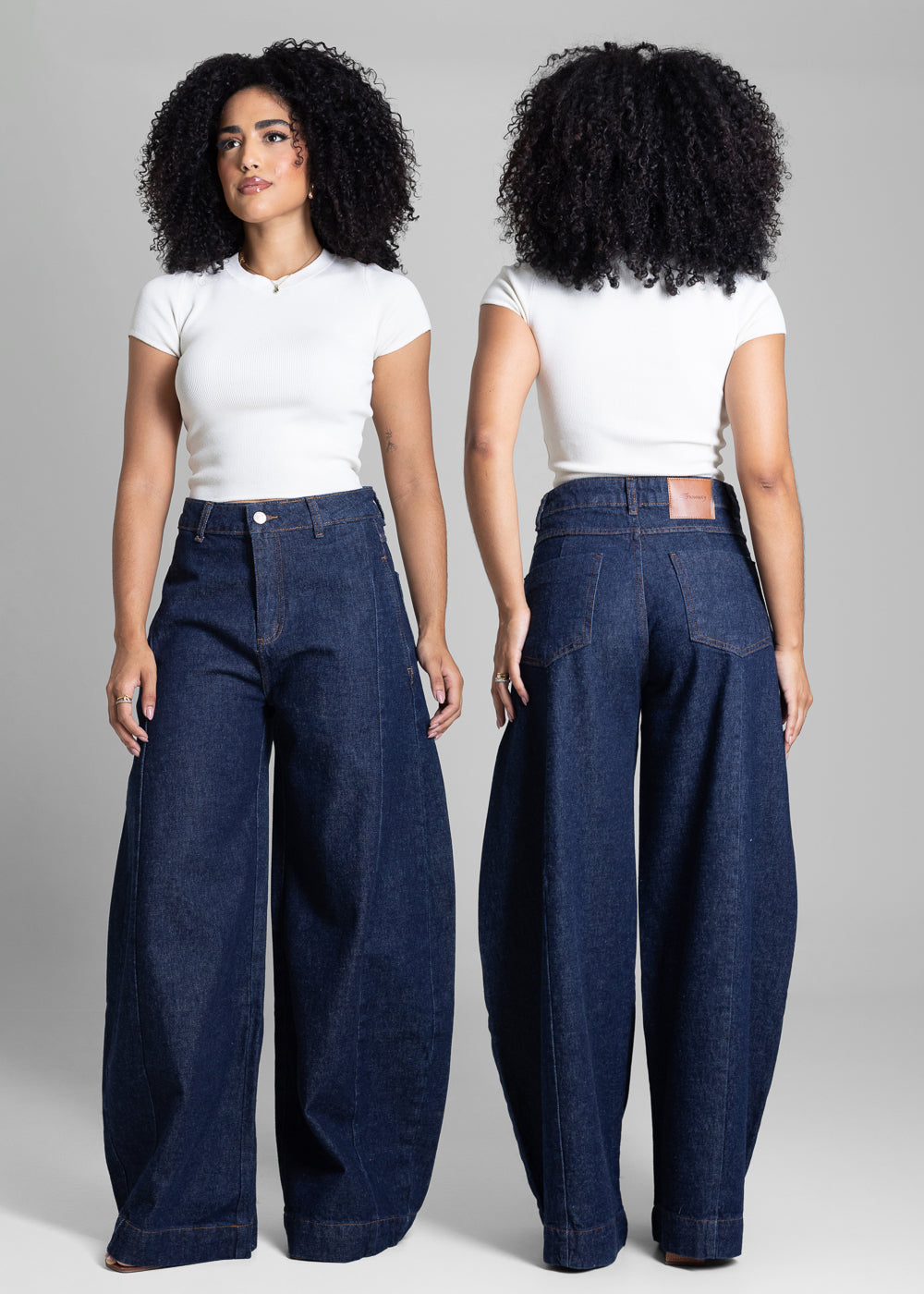 Calça Jeans Sawary Balloon - 282785 AZUL