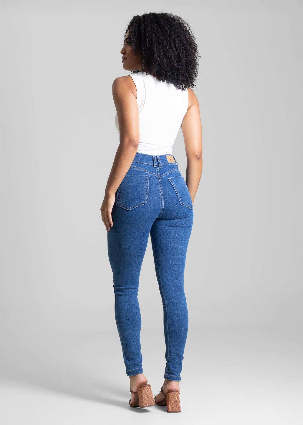 Calça Jeans Sawary Push Up - 282804 AZUL