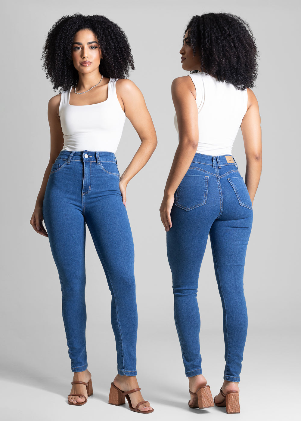 Calça Jeans Sawary Push Up - 282804 AZUL