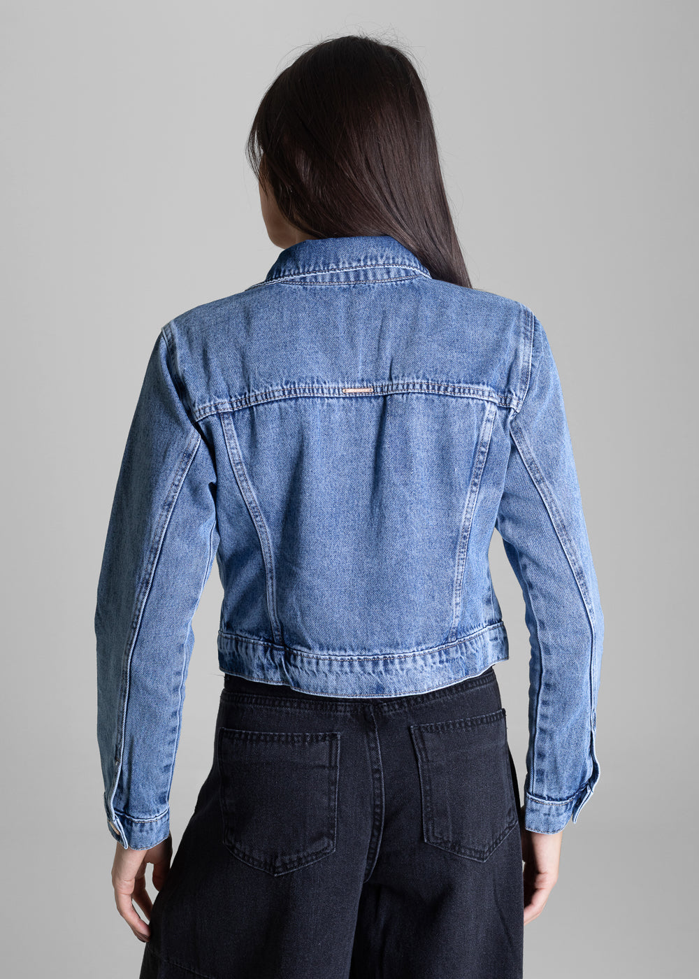 Jaqueta Jeans Sawary - 282813 AZUL