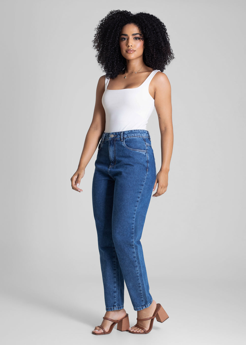 Calça Jeans Sawary Mom - 282823 AZUL