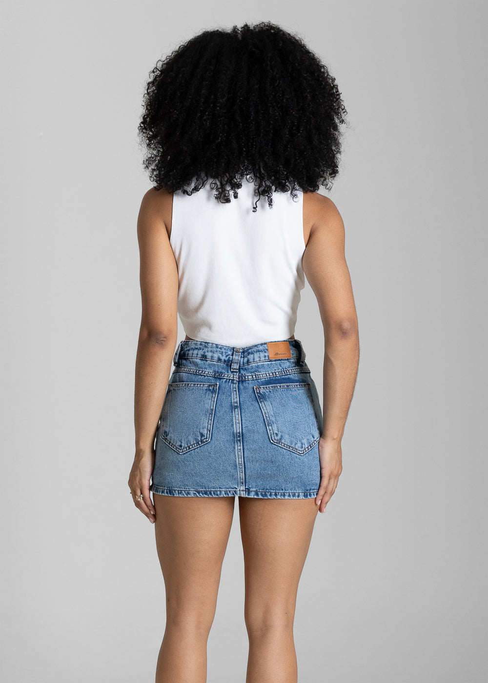 Shorts Saia Jeans Sawary - 282837 AZUL