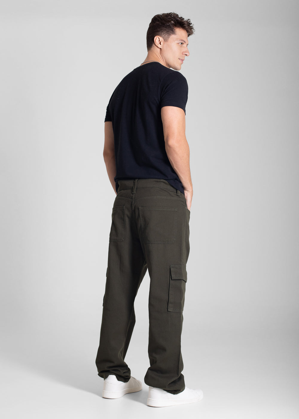 Calça Sarja Sawary Relaxed - 282848 VERDE