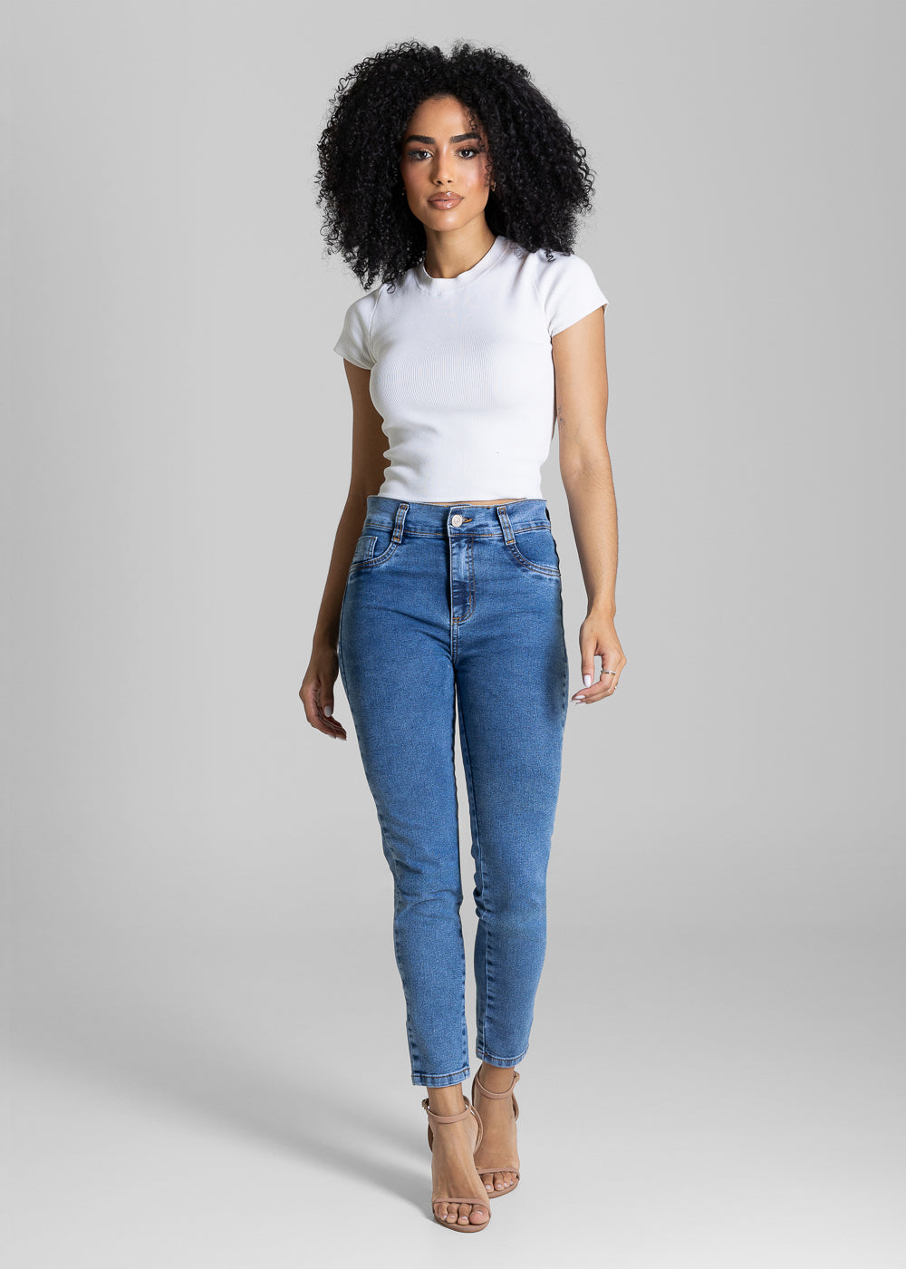 Calça Jeans Sawary Cigarrete - 282850 AZUL